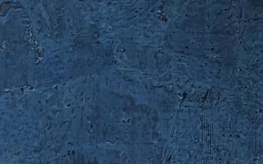 50x67,5 cm Zuschnitt Korkstoff Uni Blau